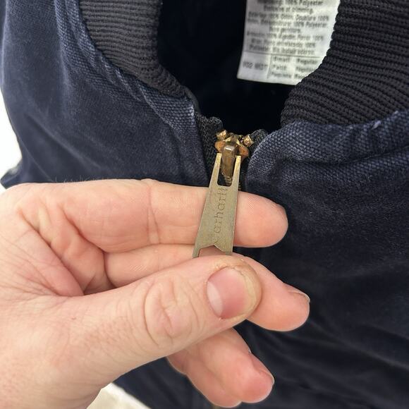 Vintage Carhartt Quilt-Lined Artic Vest “Midnight Blue” V02 MDT - Picture 5 of 8